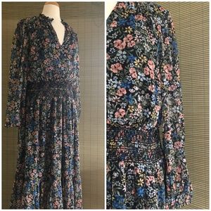 GAP Floral Print Smock Dress
